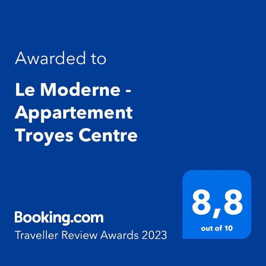 Le Moderne - Appartement Troyes Centre Exterior foto